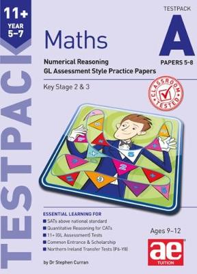 Book cover for 11+ Maths Year 5-7 Testpack A Papers 5-8