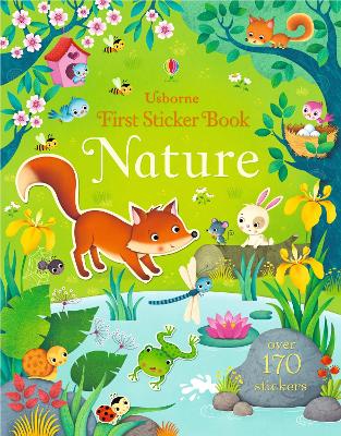 Book cover for First Sticker Book Nature