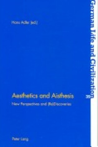 Cover of Aesthetics and Aisthesis