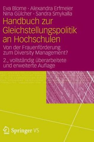 Cover of Handbuch Zur Gleichstellungspolitik an Hochschulen