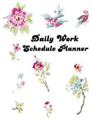 Book cover for Daily Work Schedule Planner