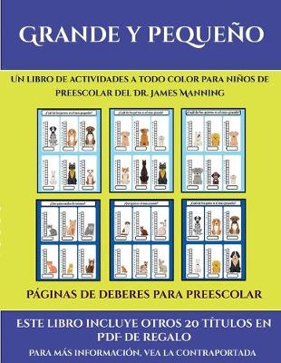 Cover of Páginas de deberes para preescolar (Grande y pequeño)