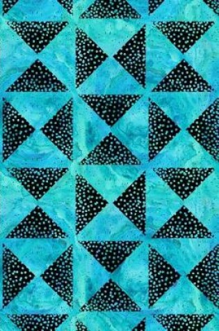 Cover of Bullet Journal Notebook Triangles with Dots Pattern 1