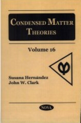 Cover of Condensed Matter Theories