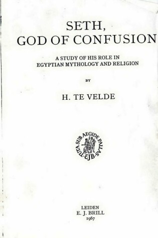 Cover of Seth, God of Confusion