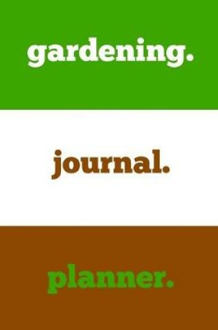 Cover of Garden Journal Planner