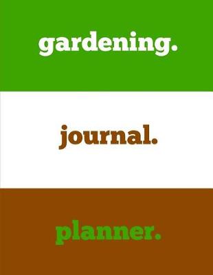 Book cover for Garden Journal Planner