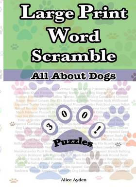 Book cover for Large Print Word Scramble