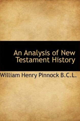 Cover of An Analysis of New Testament History