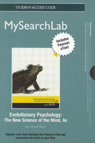 Cover of MyLab Search with Pearson eText -- Standalone Access Card -- for Evolutionary Psychology