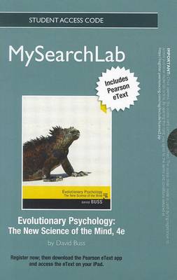 Book cover for MyLab Search with Pearson eText -- Standalone Access Card -- for Evolutionary Psychology