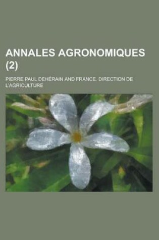 Cover of Annales Agronomiques (2 )