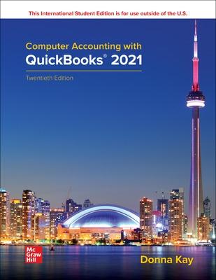 Book cover for ISE Computer Accounting with QuickBooks 2021