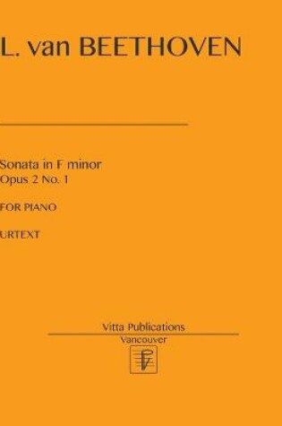 Cover of Sonata in F minor, op. 2 no. 1