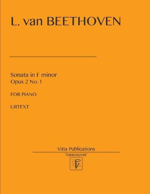 Book cover for Sonata in F minor, op. 2 no. 1