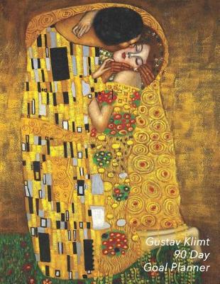 Book cover for Gustav Klimt 90 Day Goal Planner