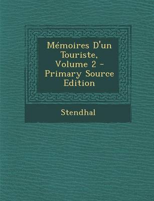 Book cover for Memoires D'Un Touriste, Volume 2