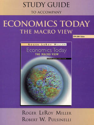 Book cover for Study Guide t/a Economics Today, 1999-2000