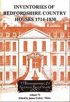 Book cover for Inventories of Bedfordshire Country Houses 1714-1830