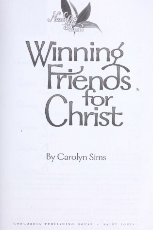 Cover of Winning Friends for Christ