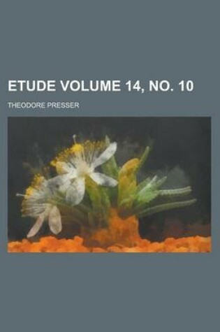 Cover of Etude Volume 14, No. 10