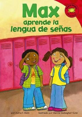 Book cover for Max Aprende La Lengua de Senas