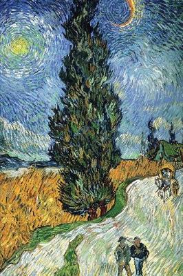 Book cover for Road with Cypress and Star by Vincent van Gogh Journal