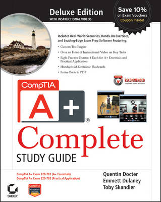 Book cover for CompTIA A+ Complete Deluxe Study Guide