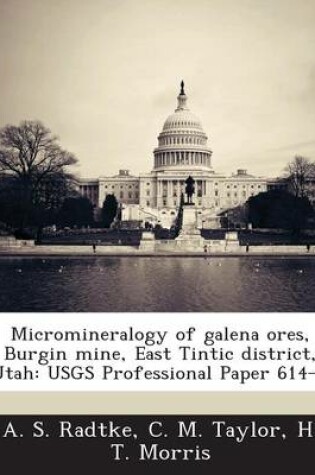 Cover of Micromineralogy of Galena Ores, Burgin Mine, East Tintic District, Utah