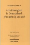 Book cover for Arbeitslosigkeit in Deutschland