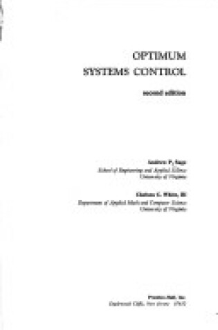 Cover of Optimum Systems Control