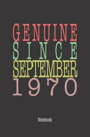 Cover of Genuine Since September 1970