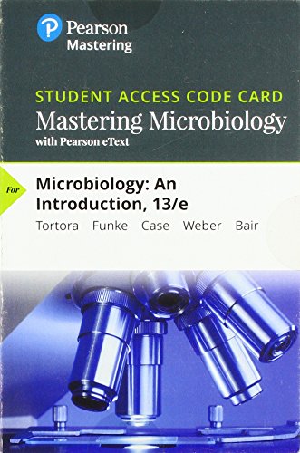 Cover of Mastering Microbiology with Pearson Etext -- Standalone Access Card -- For Microbiology