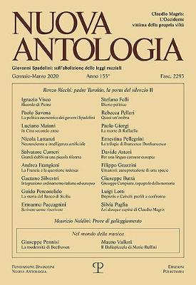 Cover of Nuova Antologia - A. CLV, N. 2293, Gennaio-Marzo 2020