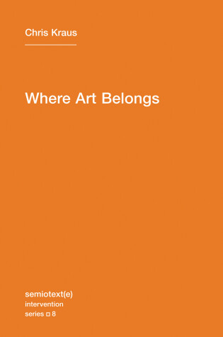 Cover of Where Art Belongs