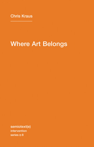 Book cover for Where Art Belongs