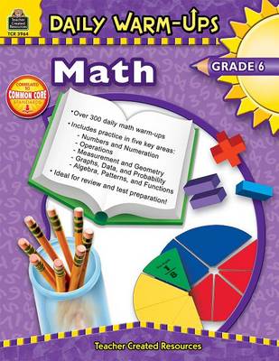 Book cover for Math, Grade 6