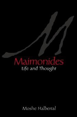 Book cover for Maimonides