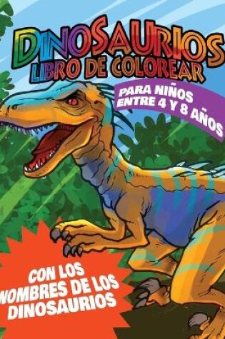 Cover of Dinosaurios libro para Colorear