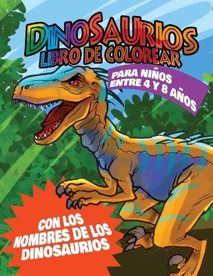 Book cover for Dinosaurios libro para Colorear