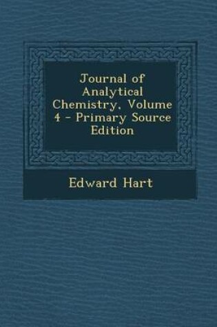 Cover of Journal of Analytical Chemistry, Volume 4