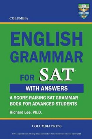 Cover of Columbia English Grammar for SAT