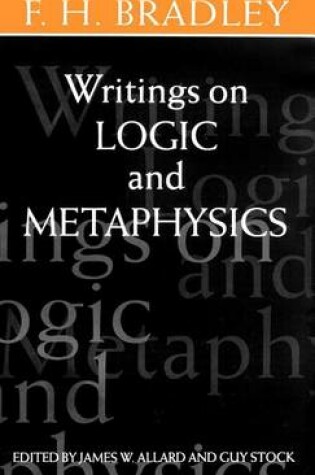 Cover of Writings on Logic and Metaphysics