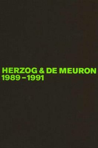 Cover of Herzog and De Meuron: the Complete Works