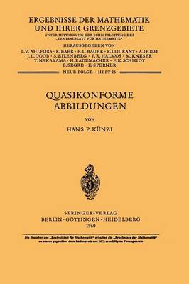 Cover of Quasikonforme Abbildungen