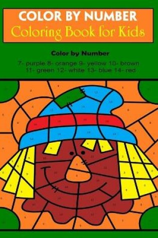 Cover of Color By Number Coloring Book for Kids