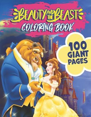 Book cover for Beauty and The Beast Coloring Book