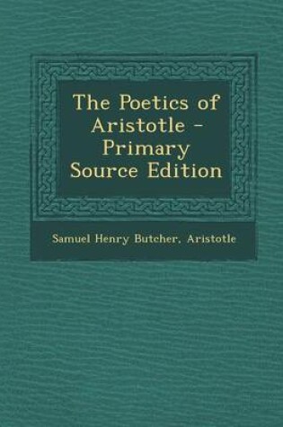 Cover of The Poetics of Aristotle