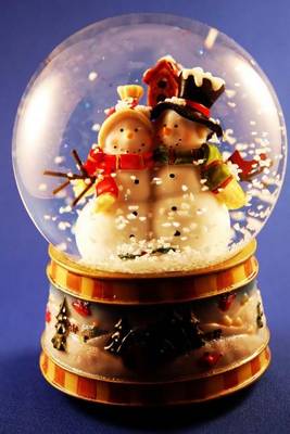 Book cover for Snowman Christmas Snowglobe