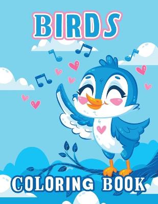 Book cover for Birds Coloring book